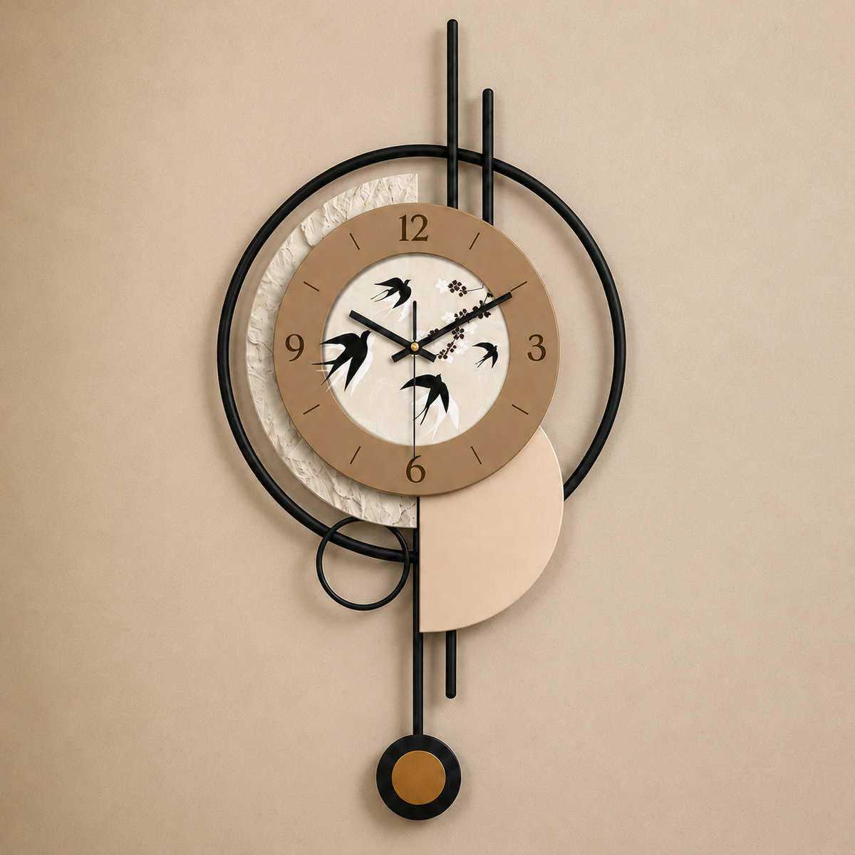 Horloge 70 cm scandinave design