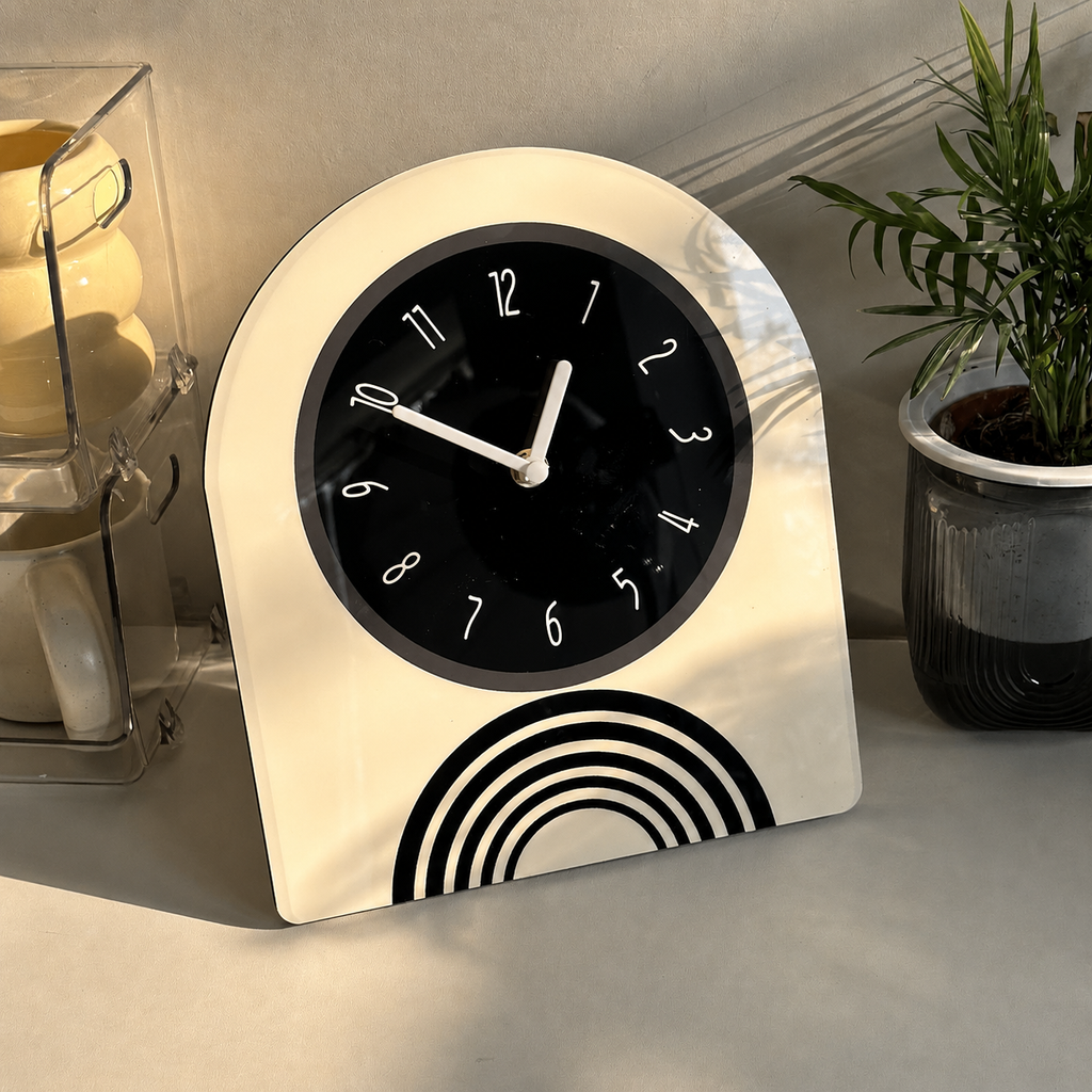 Horloge de bureau scandinave design moderne