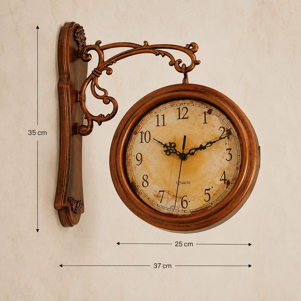 Horloge de gare murale