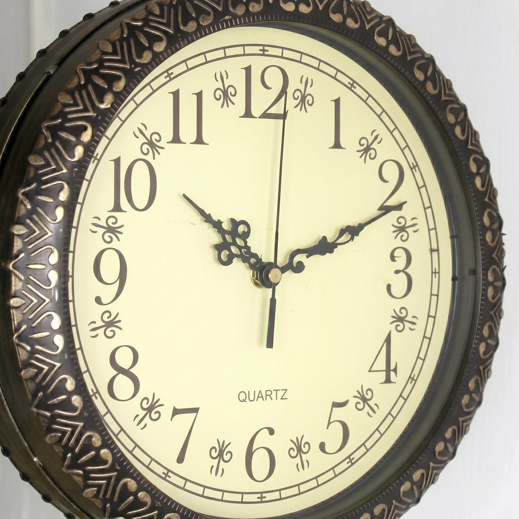 Horloge double face ancienne