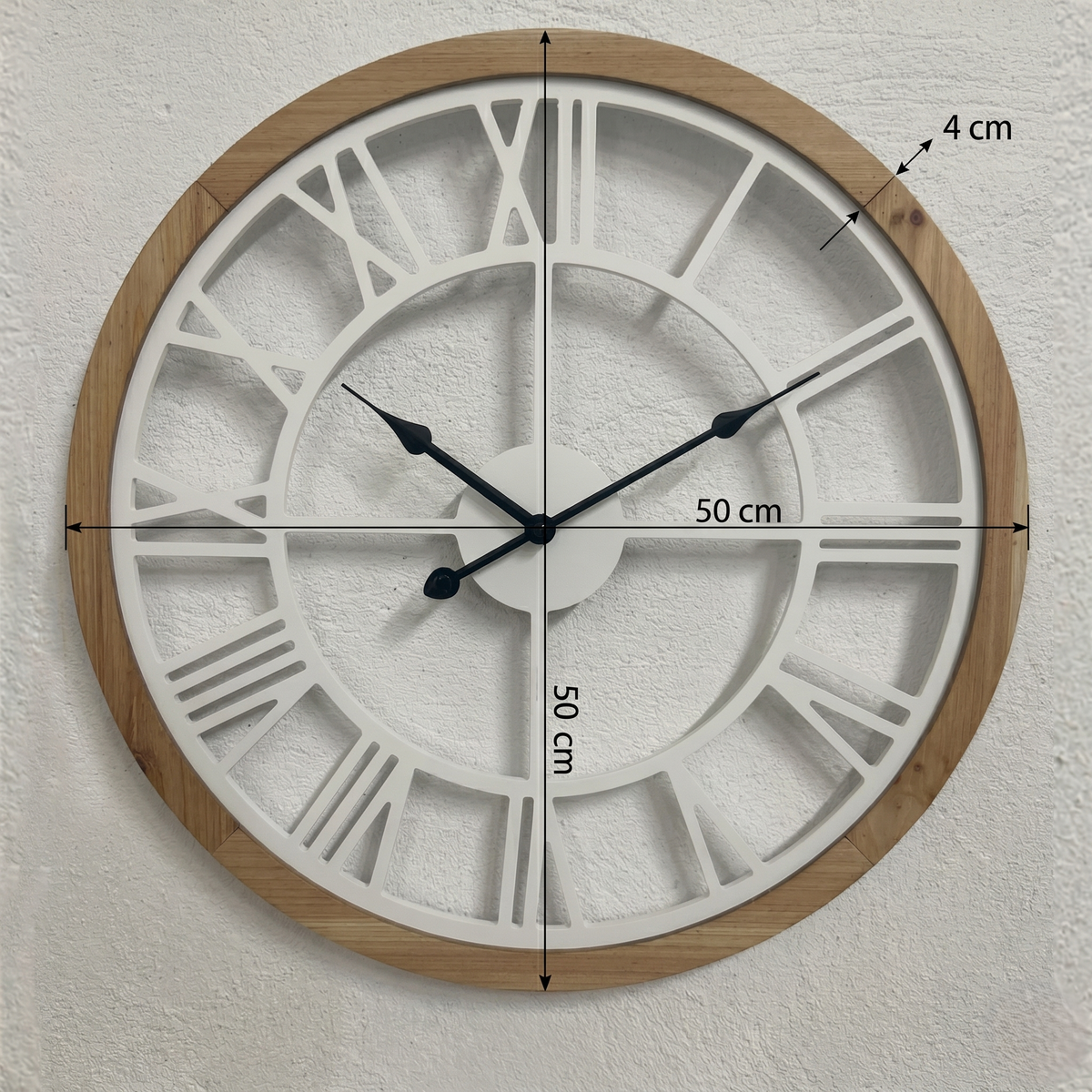 Horloge industrielle scandinave