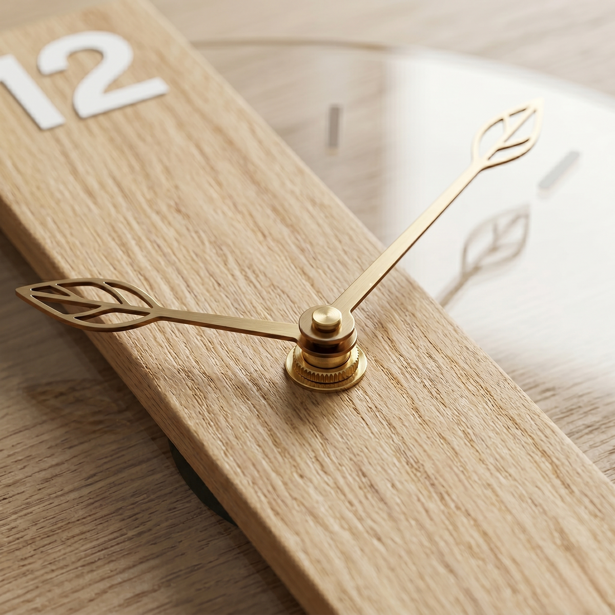 Horloge minimaliste bois