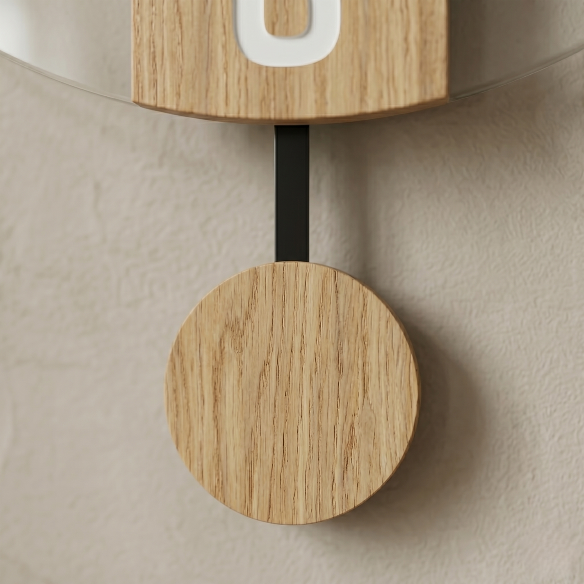 Horloge minimaliste bois