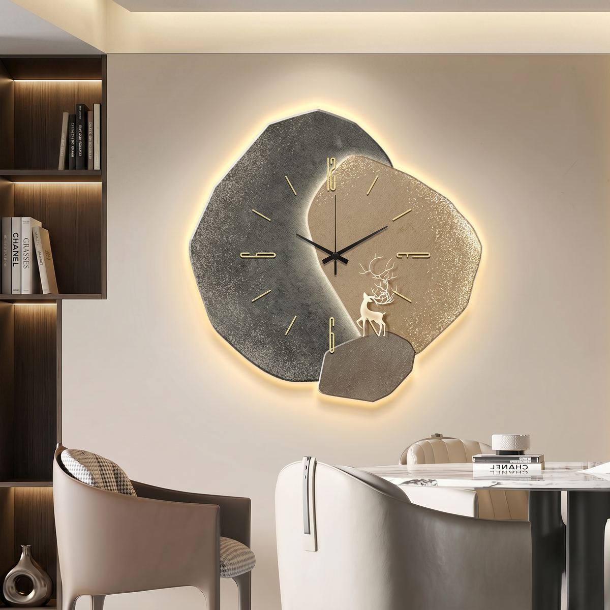 Horloge moderne led