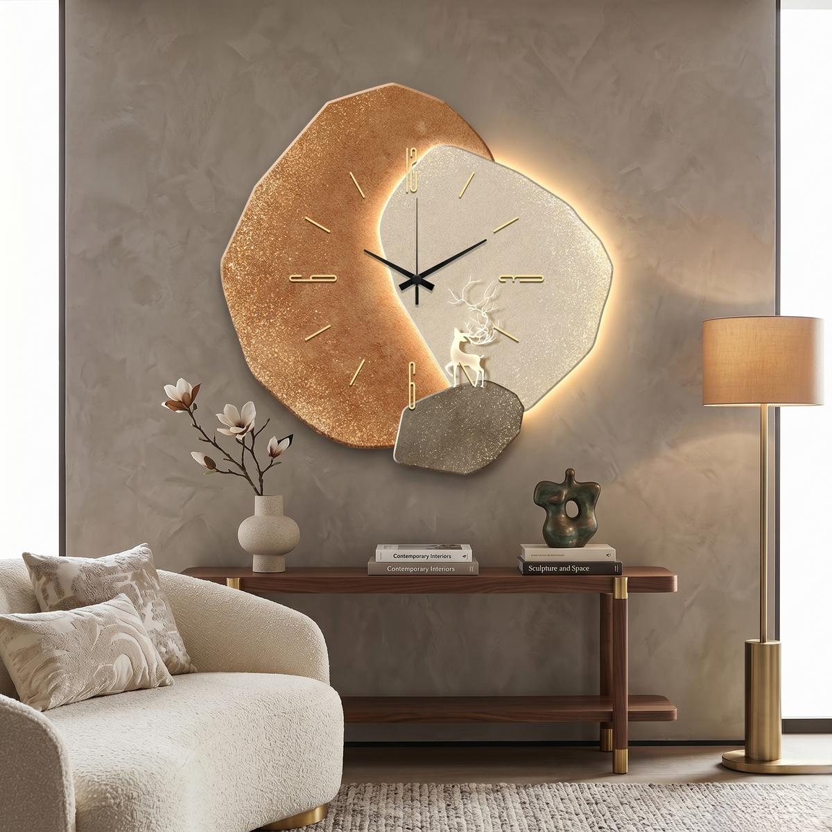 Horloge moderne led