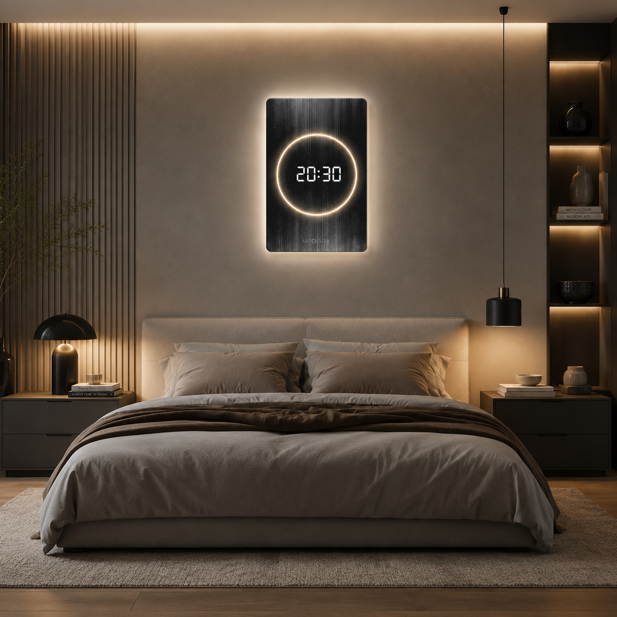 Horloge moderne numérique
