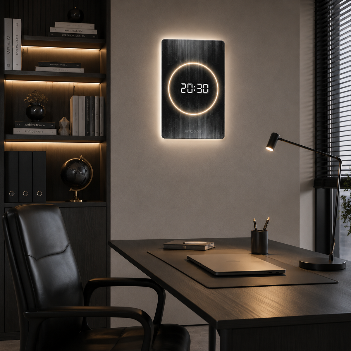 Horloge moderne numérique