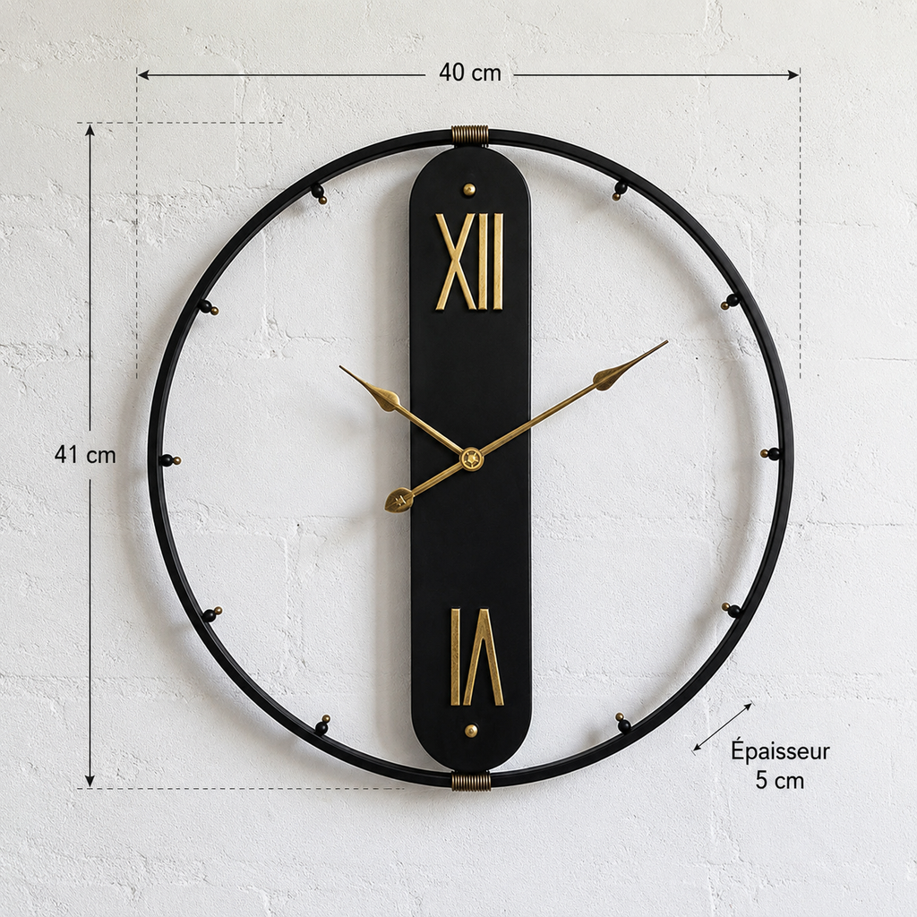 Horloge murale design moderne
