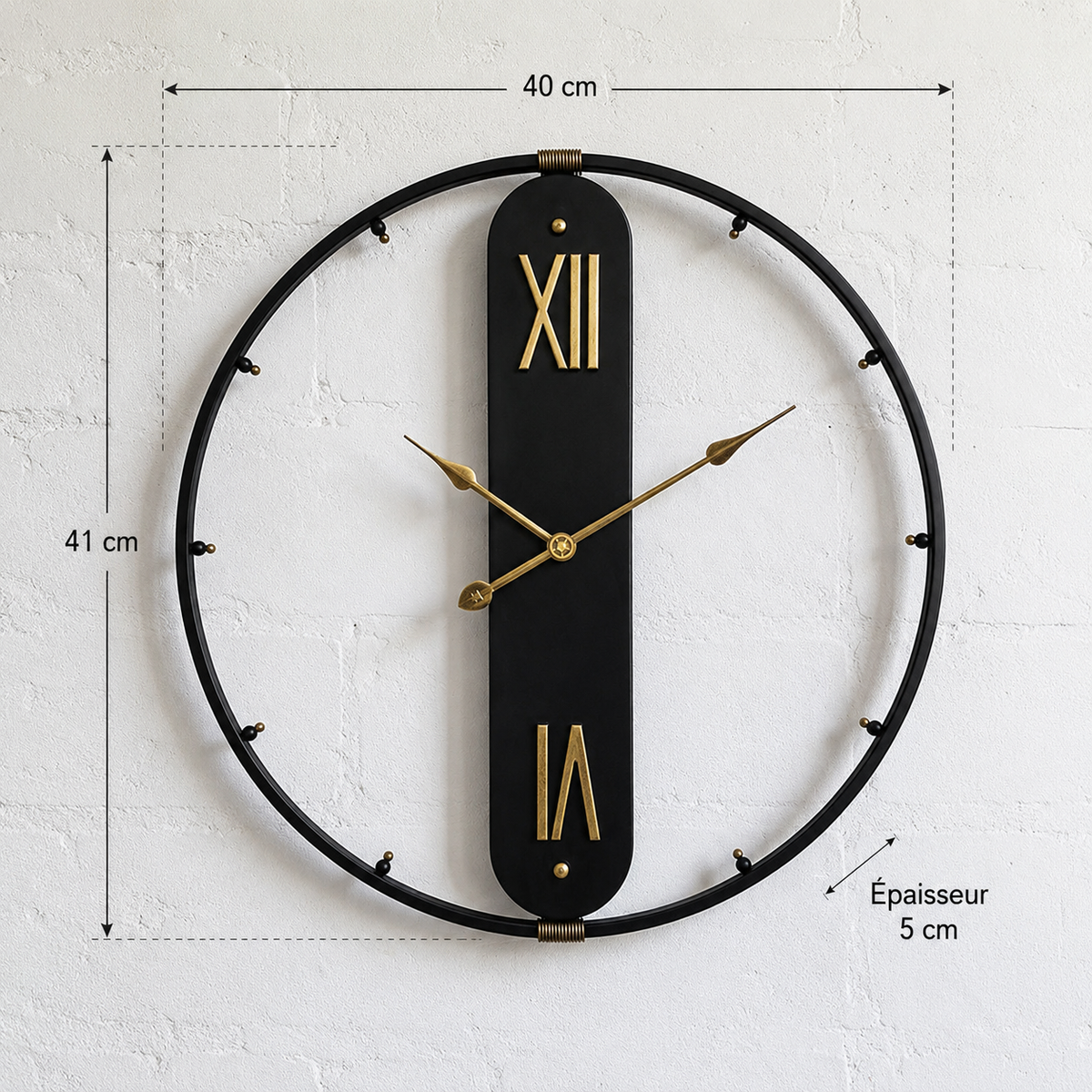 Horloge murale design moderne
