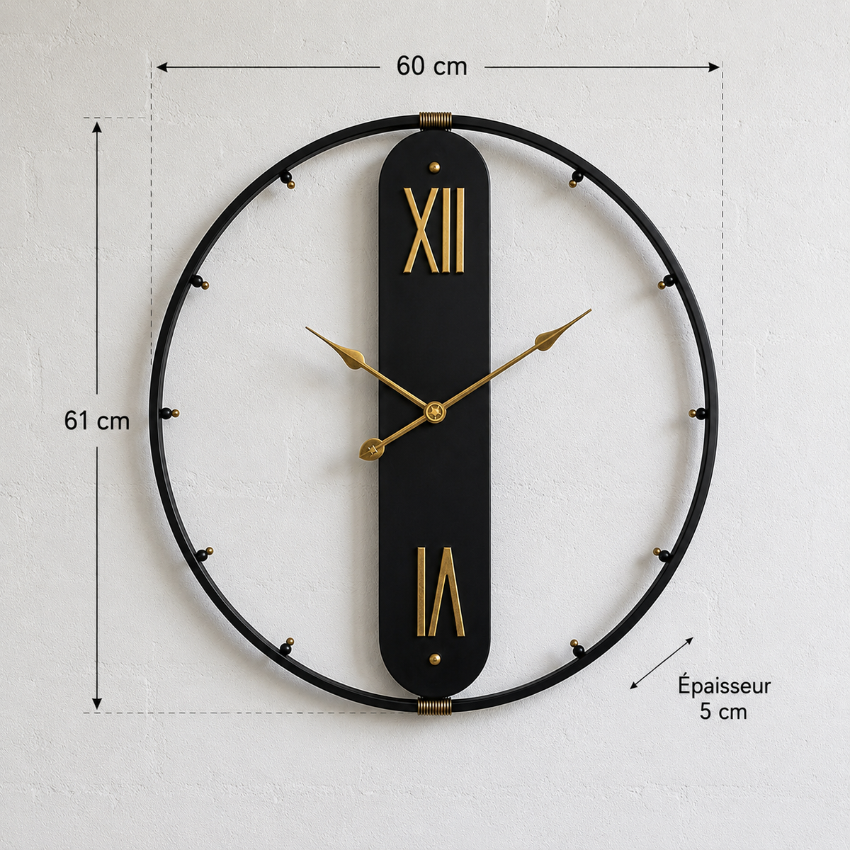 Horloge murale design moderne