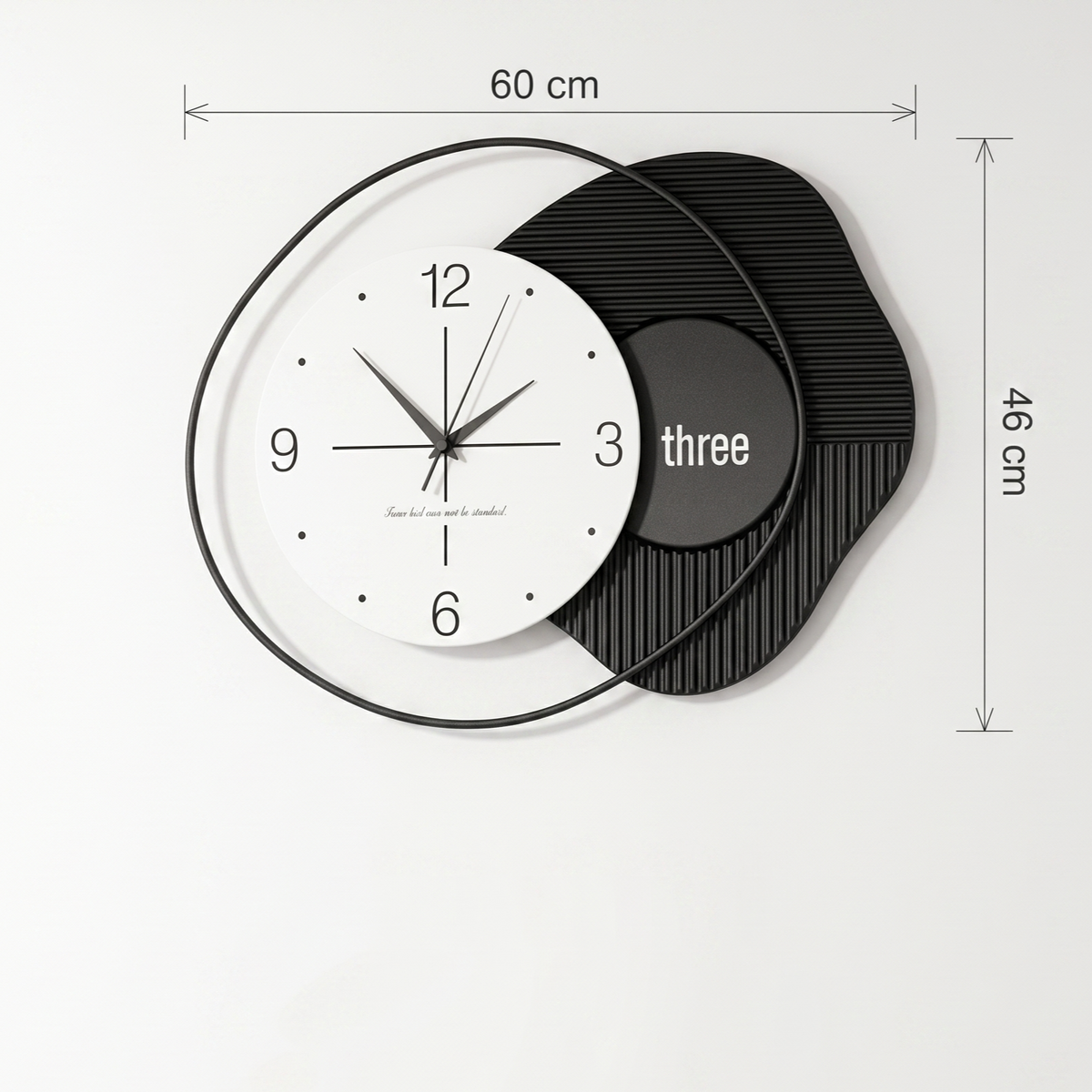 Horloge murale minimaliste moderne