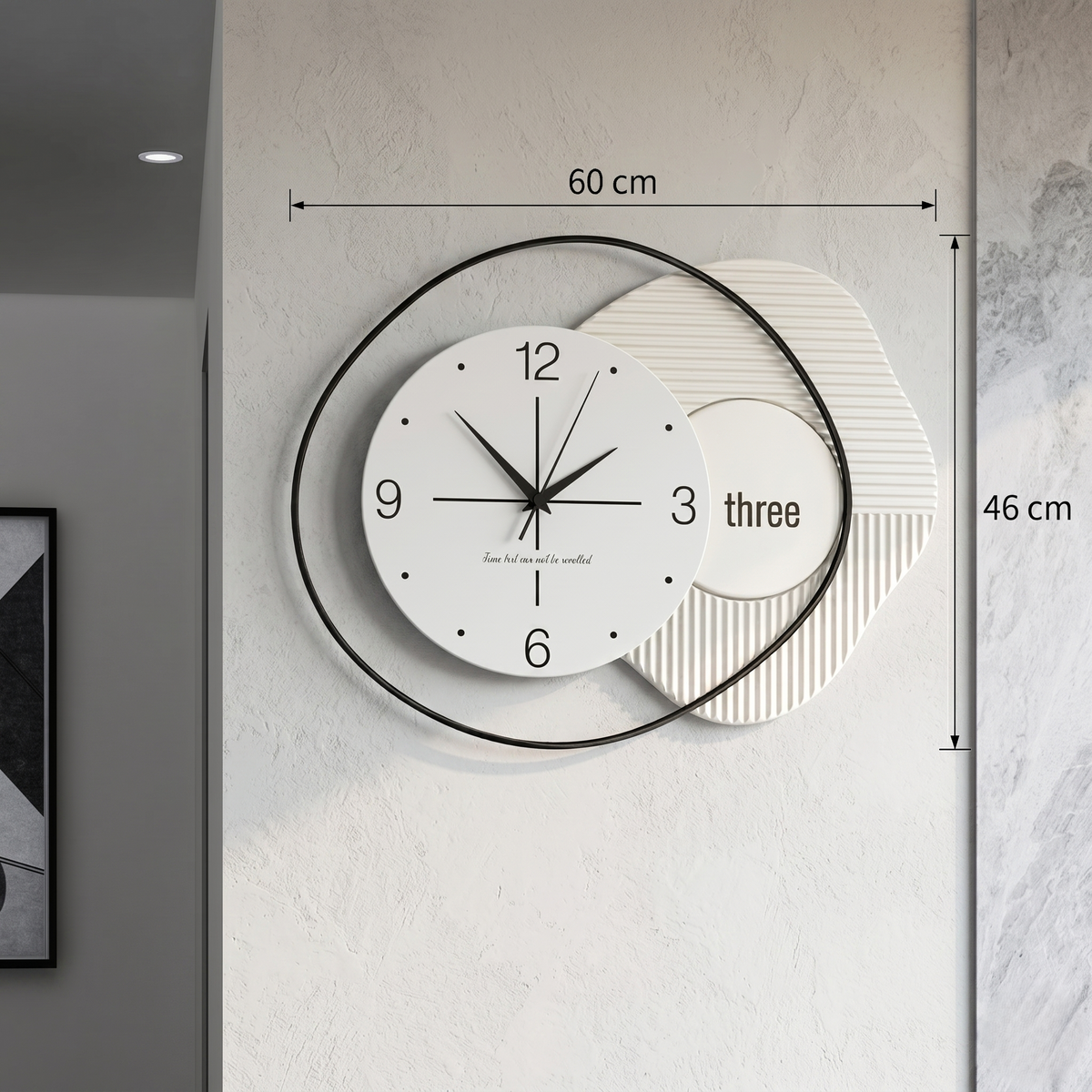 Horloge murale minimaliste moderne