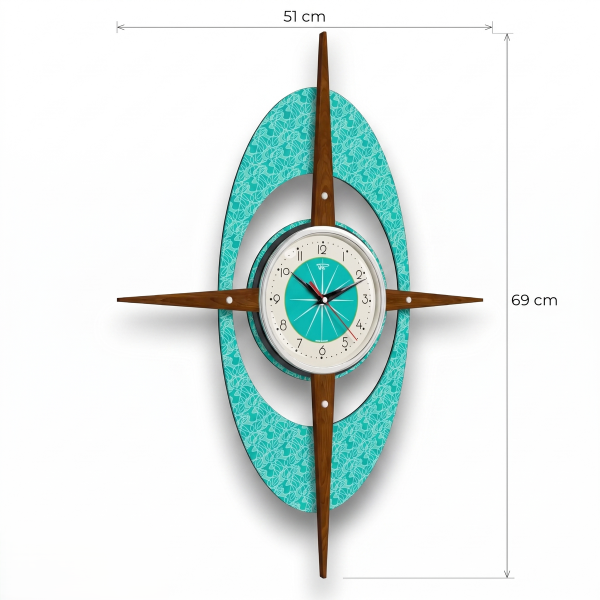 Horloge murale vintage année 70