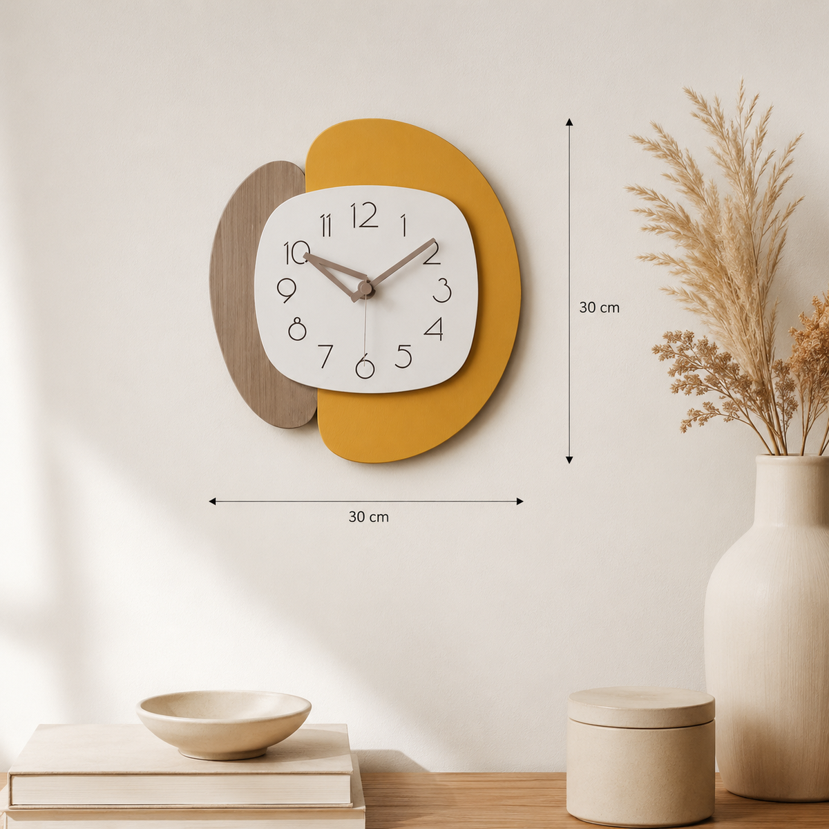 Horloge salon scandinave