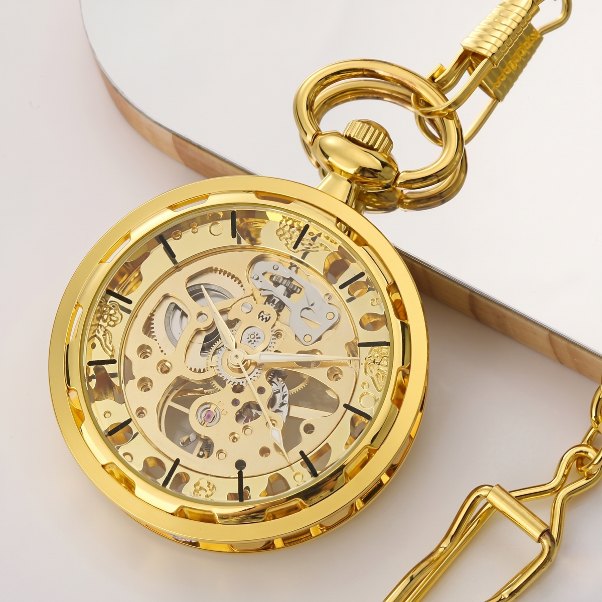 Horloge à gousset steampunk