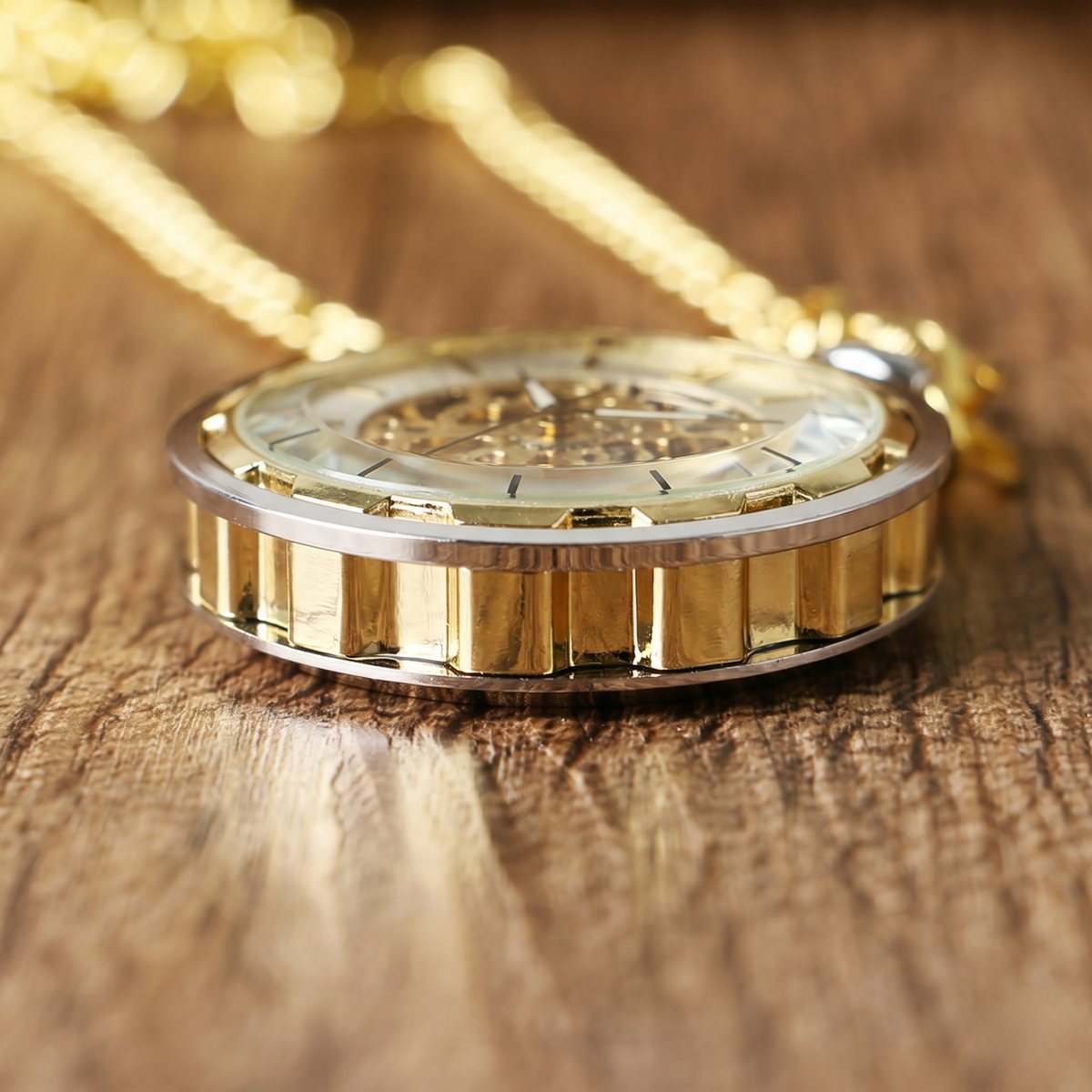 Horloge à gousset steampunk