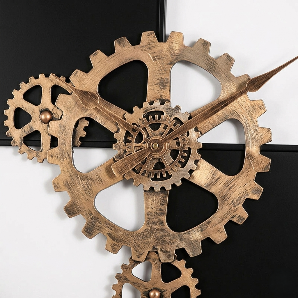 Horloge aiguille steampunk