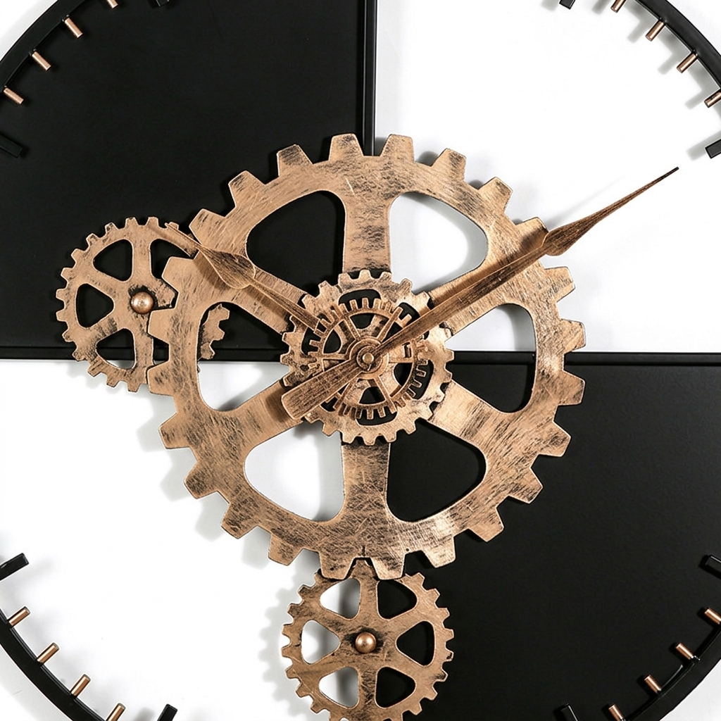 Horloge aiguille steampunk