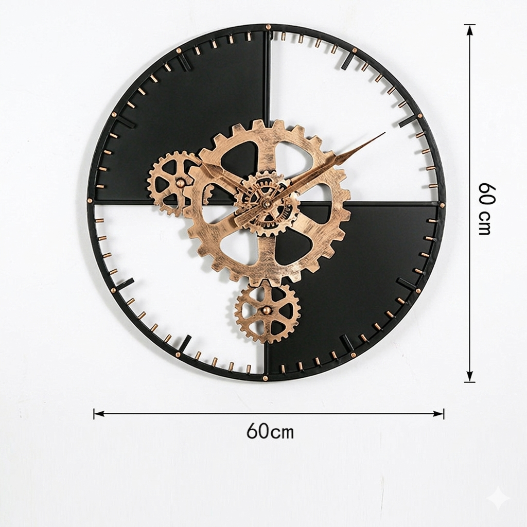 Horloge aiguille steampunk