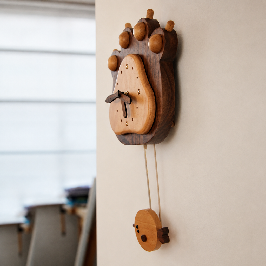 Horloge animaux enfant