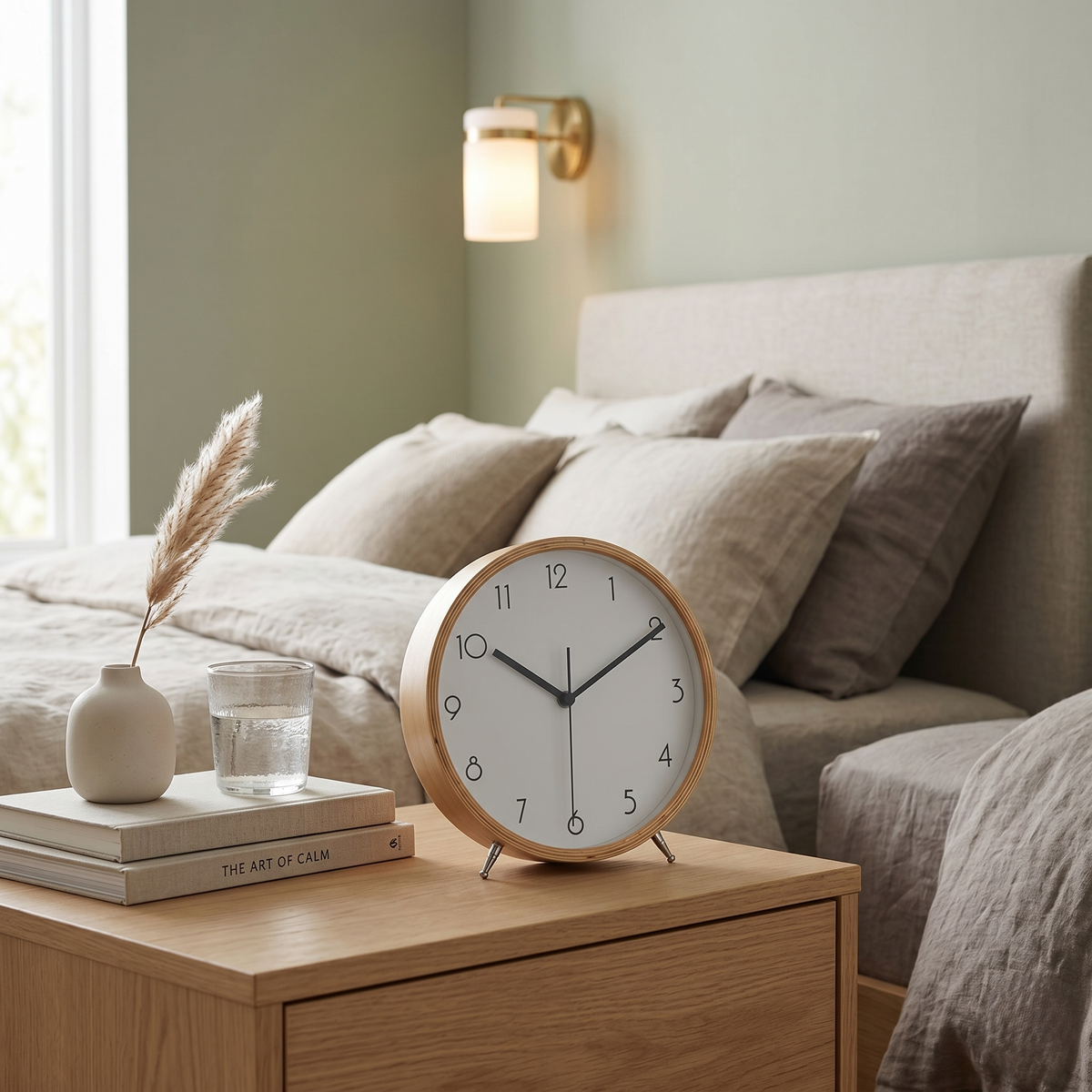 Horloge à poser scandinave