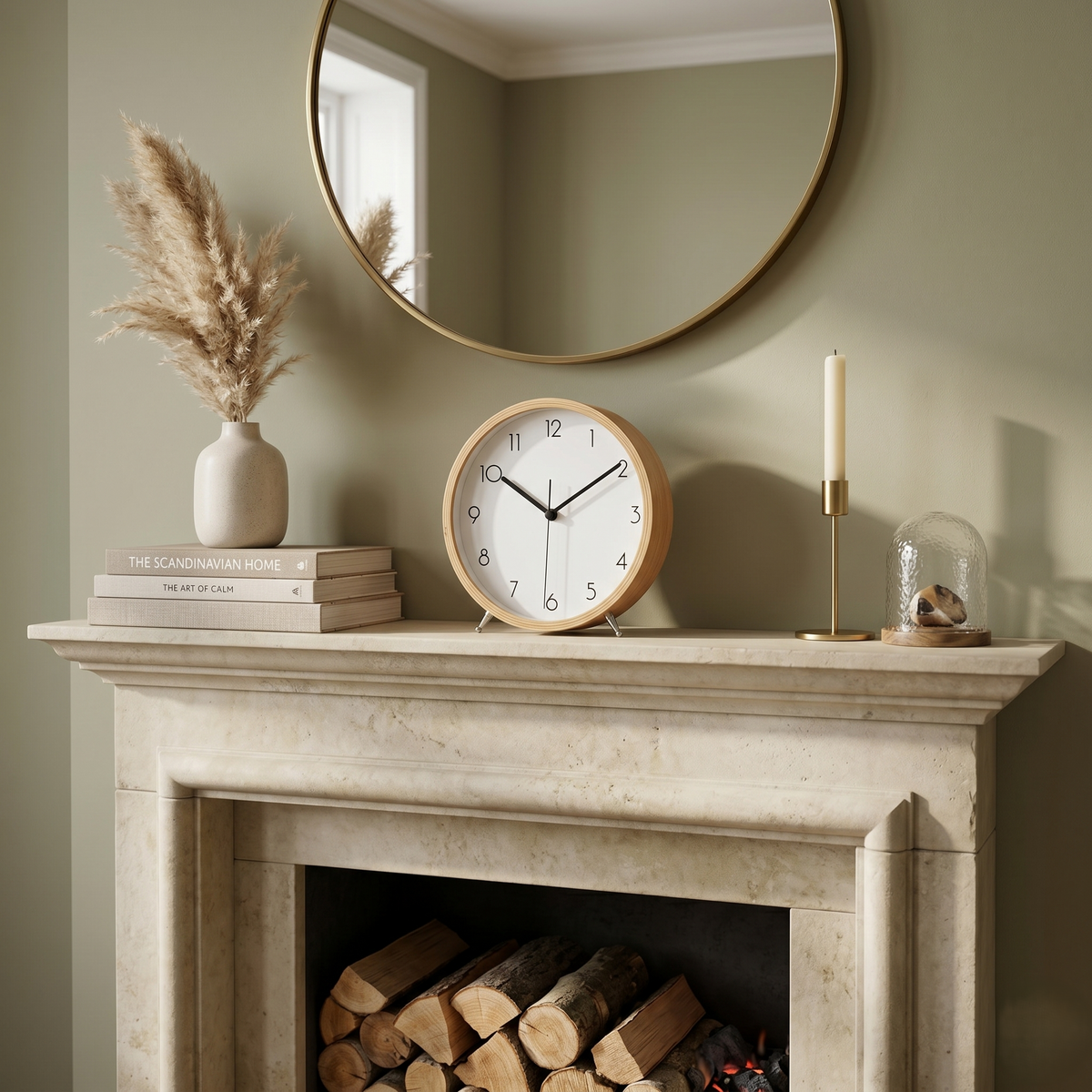Horloge à poser scandinave