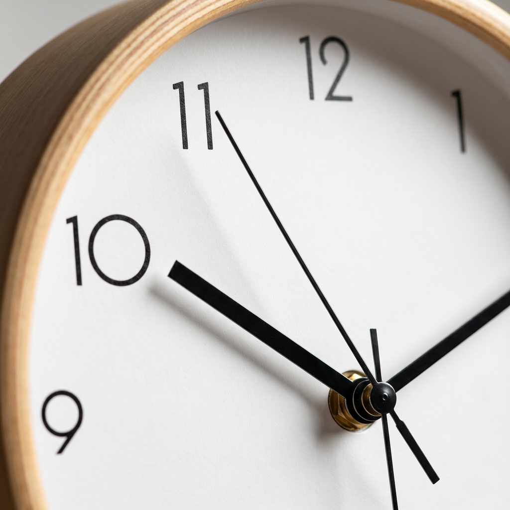 Horloge à poser scandinave