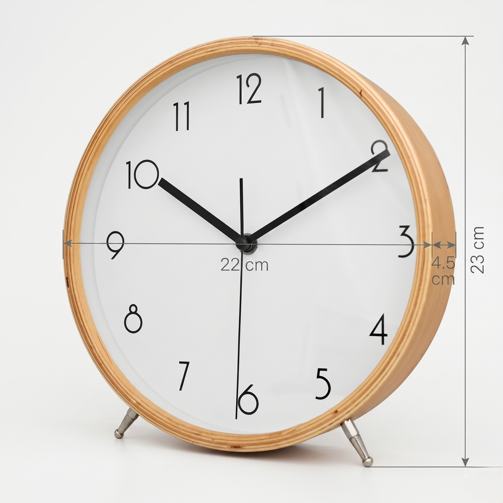 Horloge à poser scandinave