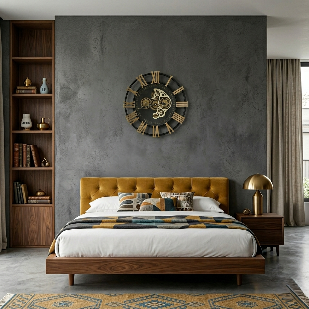 Horloge avec engrenages steampunk