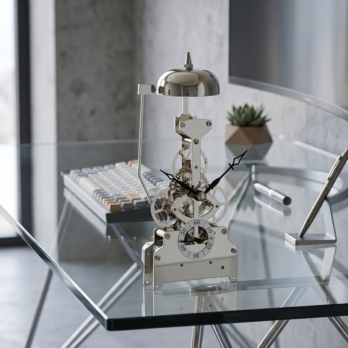 Horloge bureau steampunk