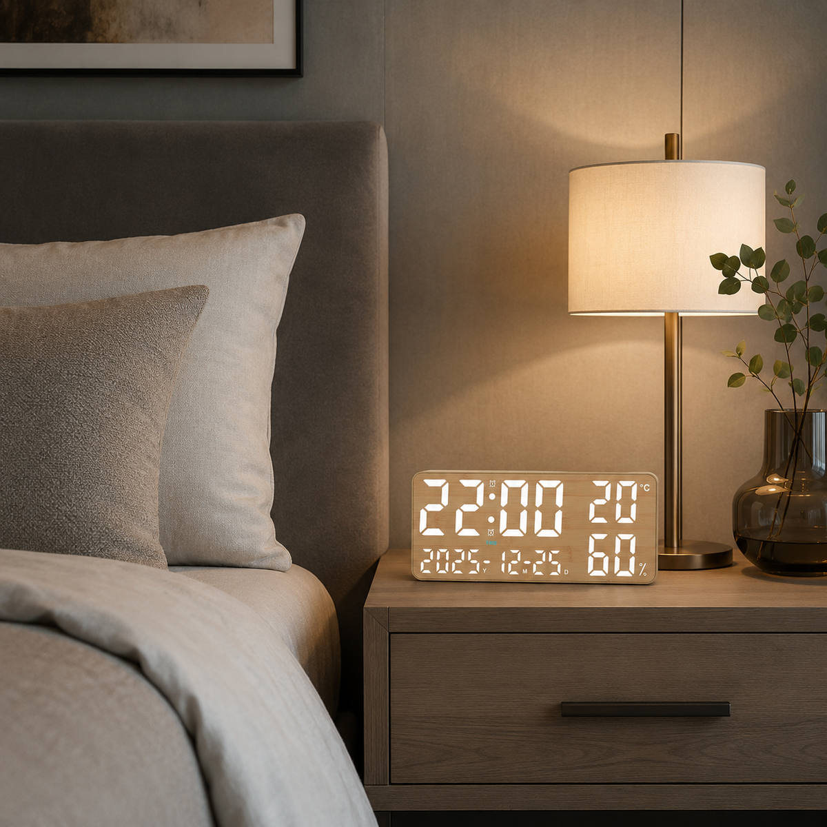 Horloge calendrier numérique