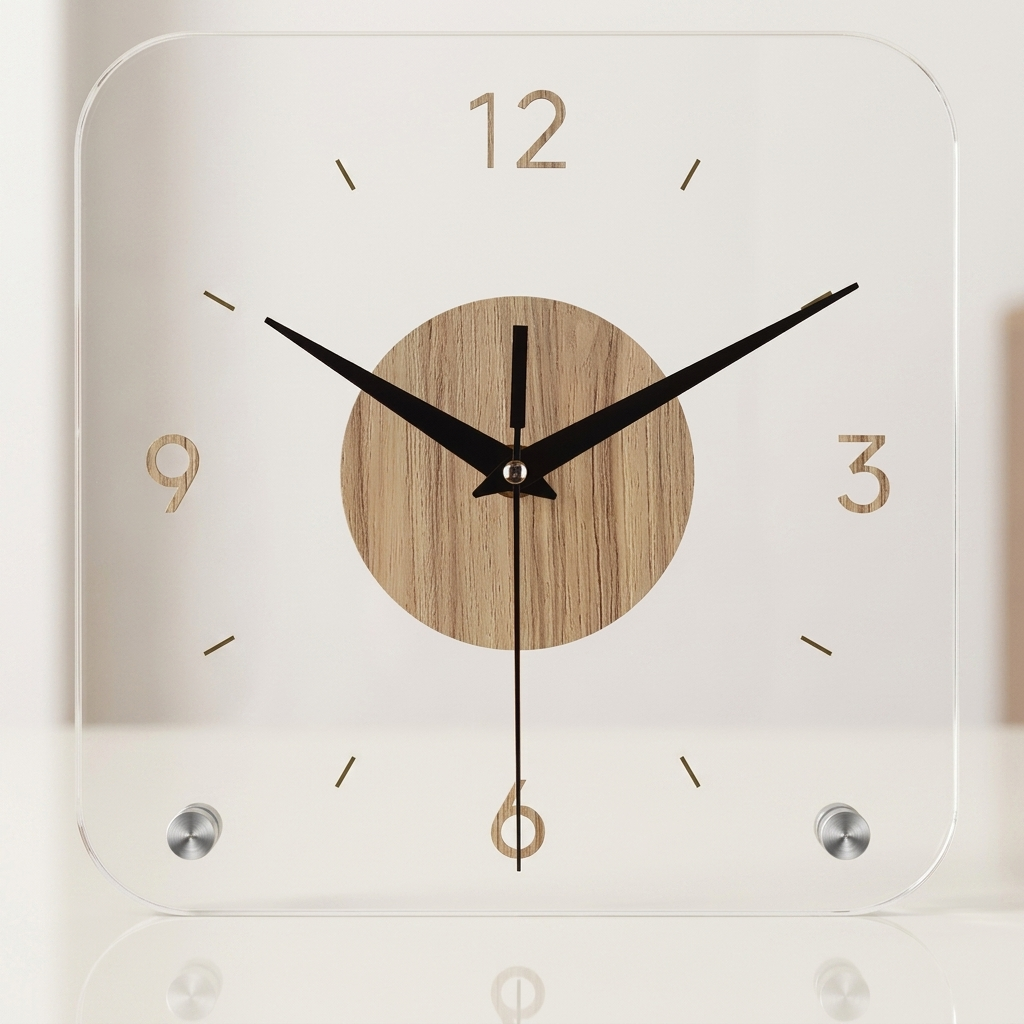 Horloge carrée à poser