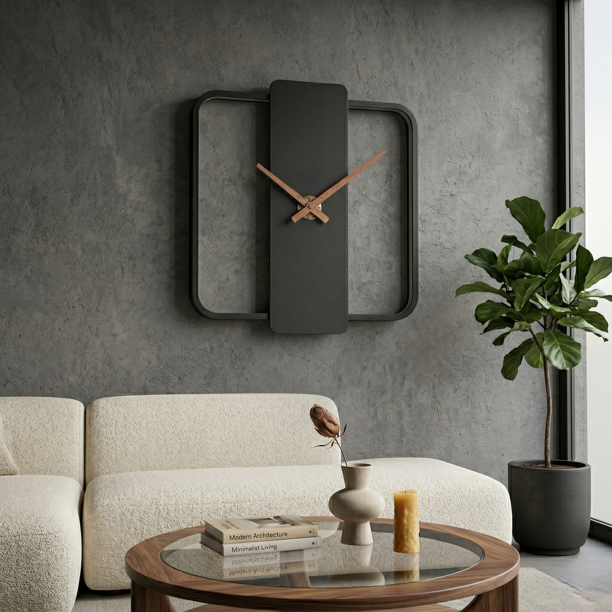 Horloge carrée originale