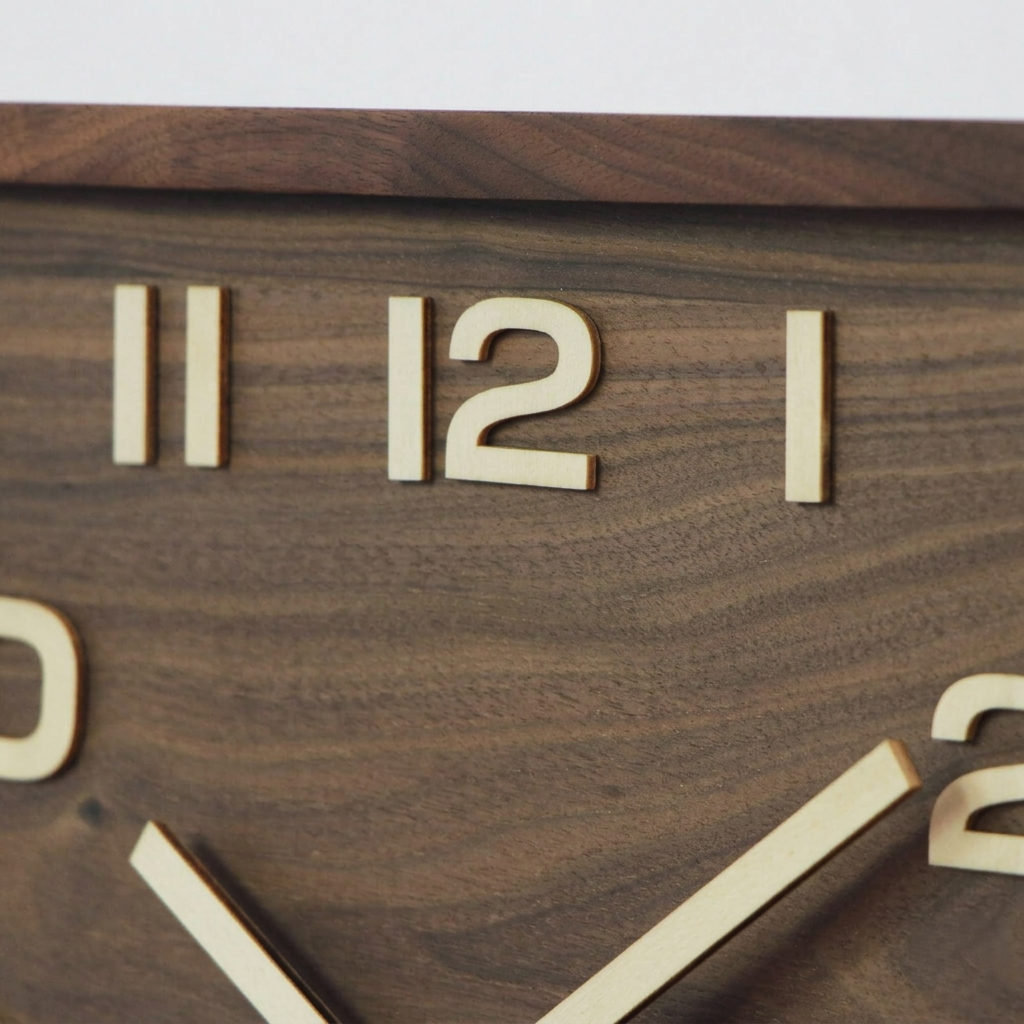 Horloge carrée scandinave