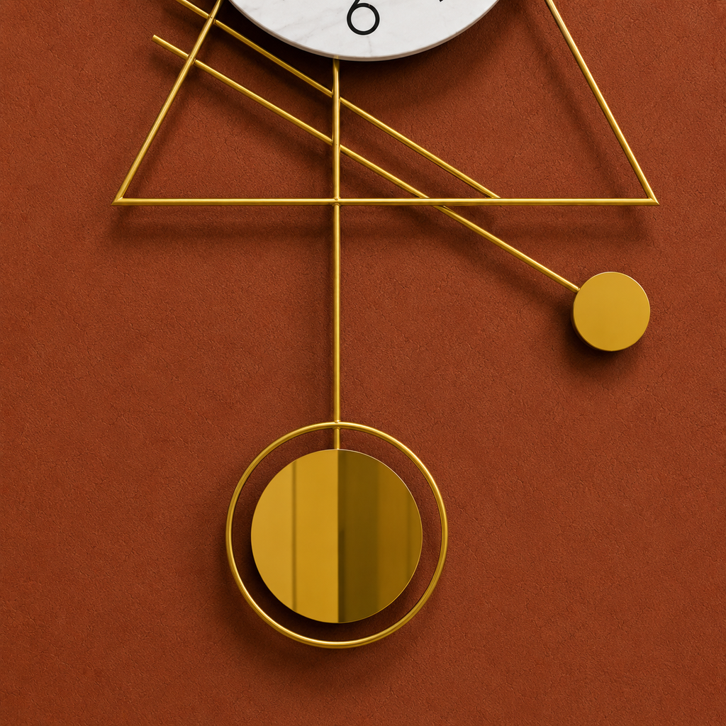 Horloge chic dorée