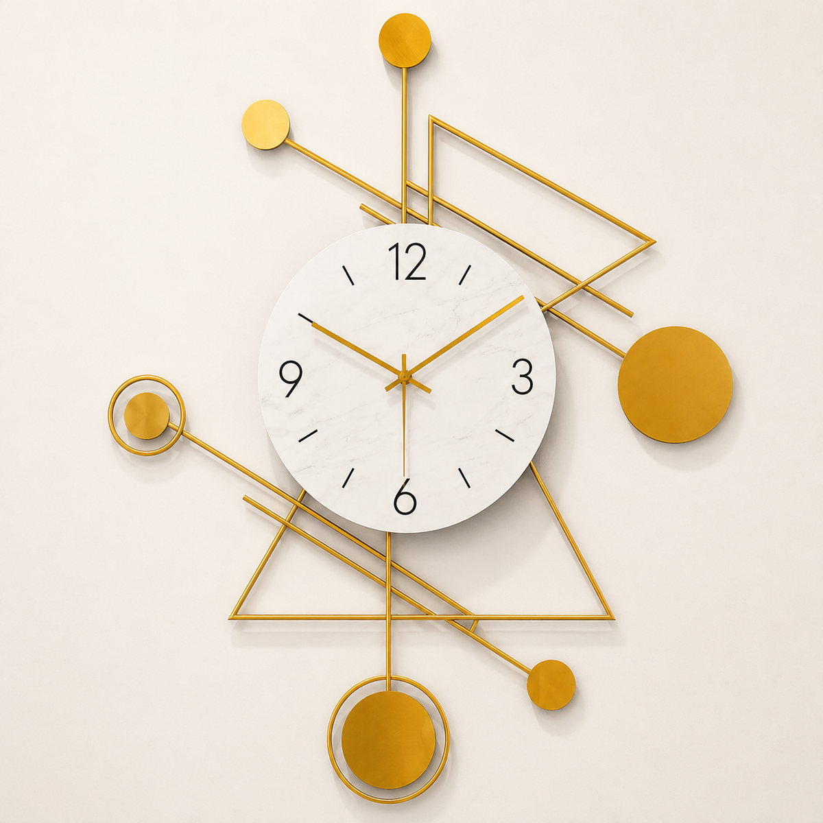 Horloge chic dorée