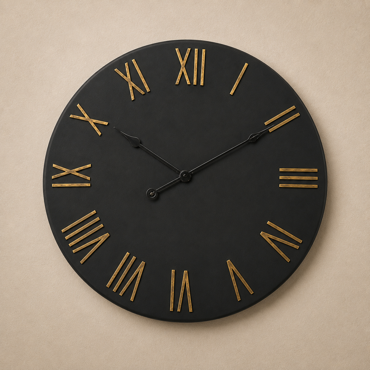 Horloge chiffre doré
