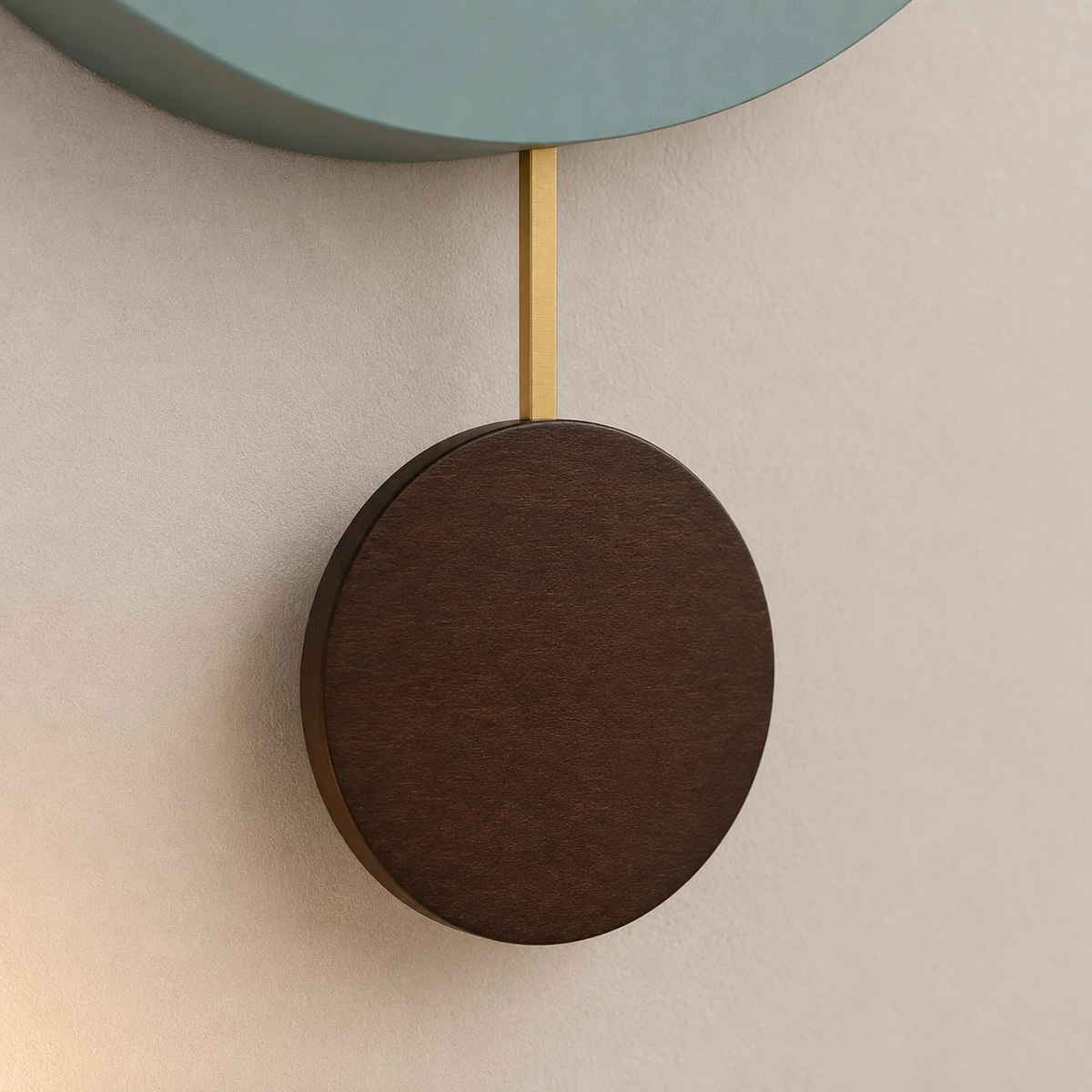 Horloge coucou moderne bleu