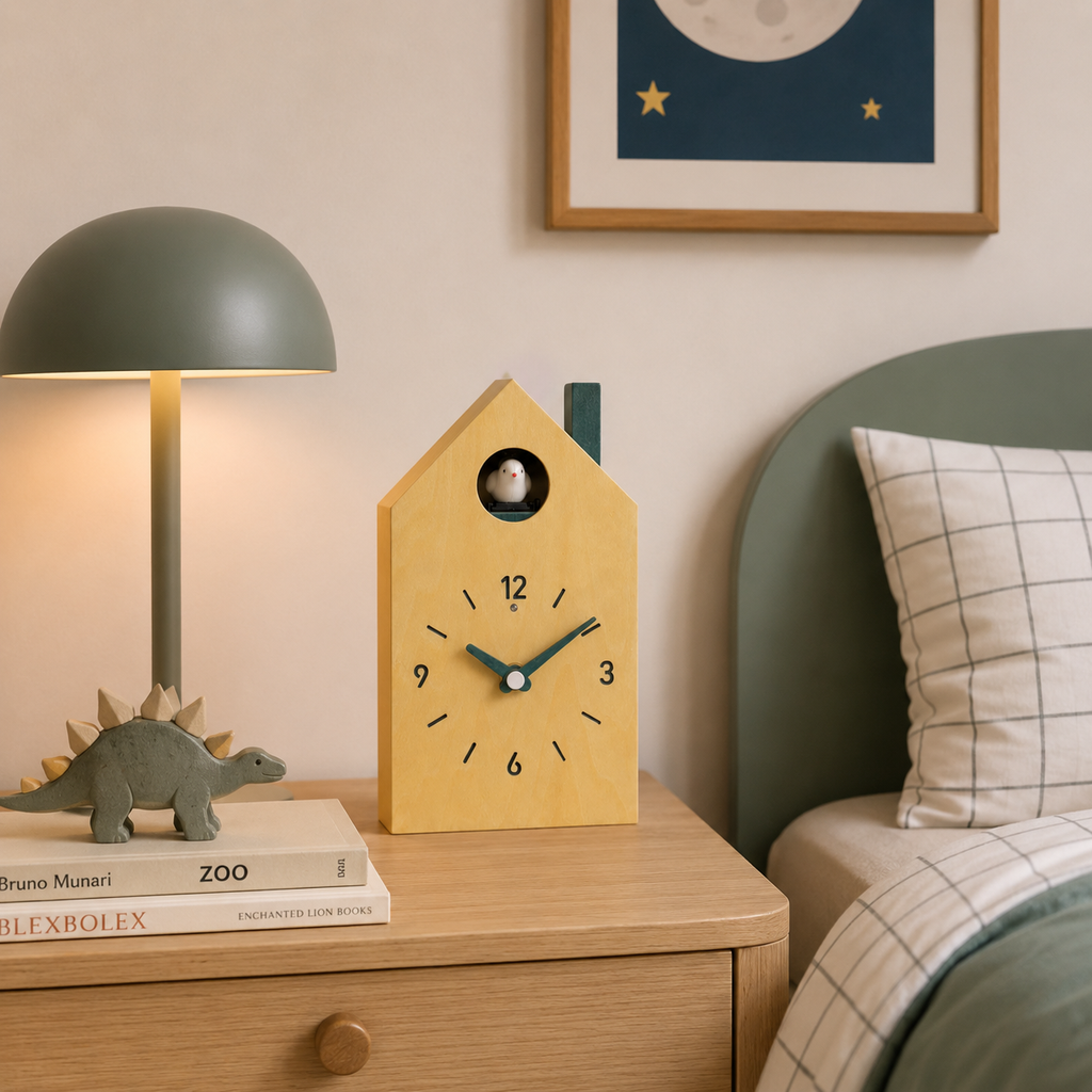 Horloge coucou moderne en bois