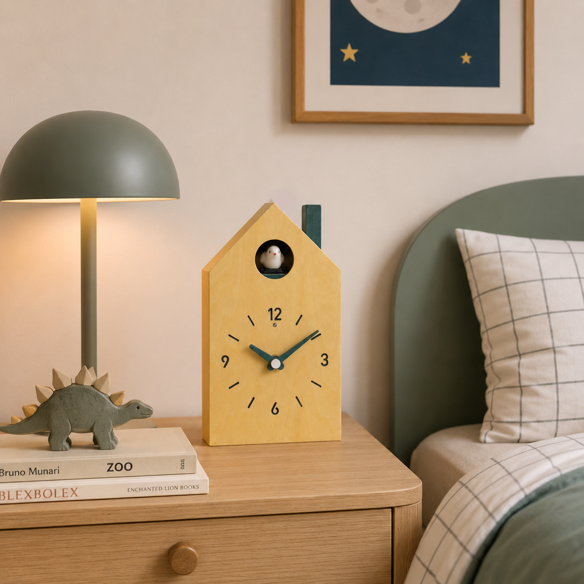 Horloge coucou moderne en bois