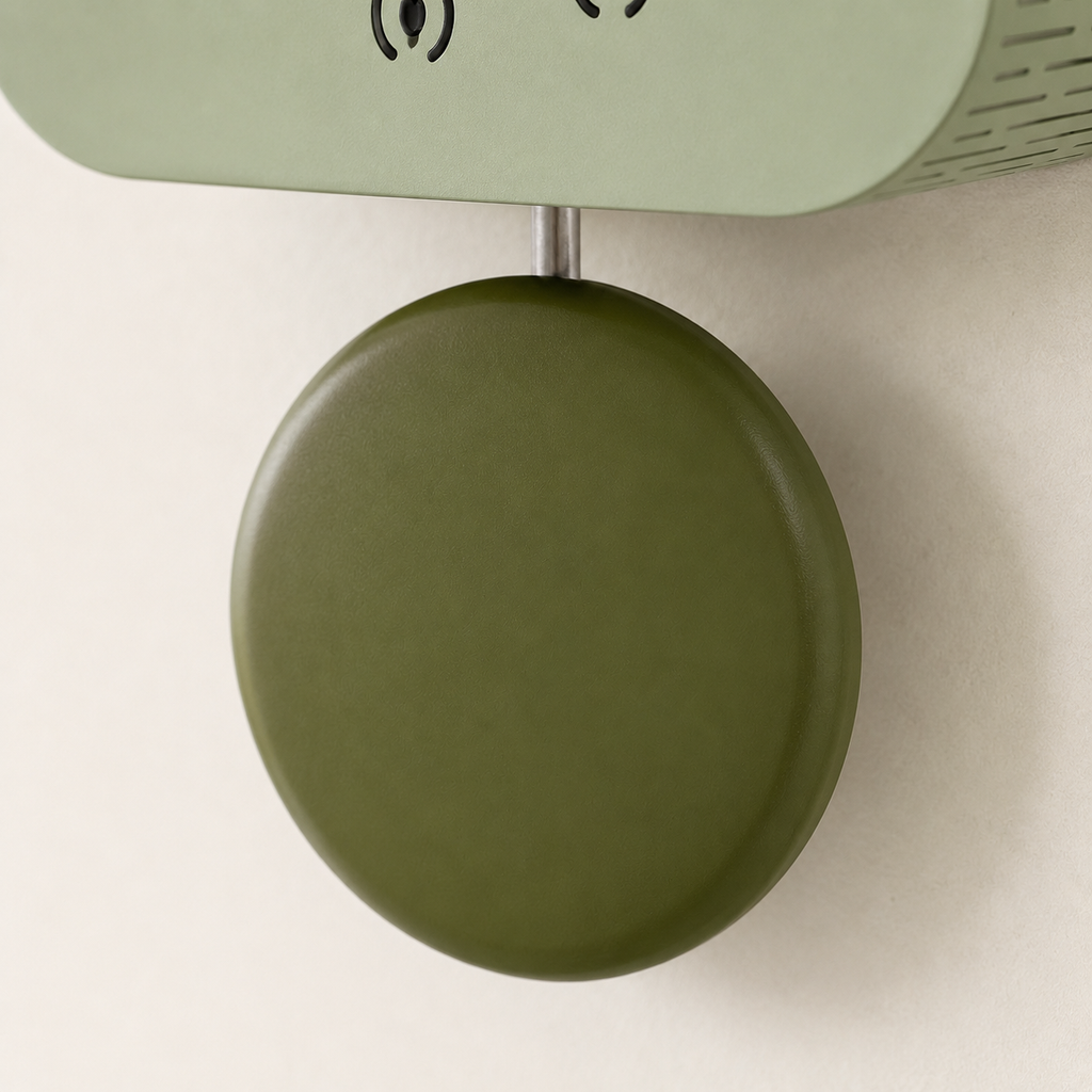 Horloge coucou moderne vert