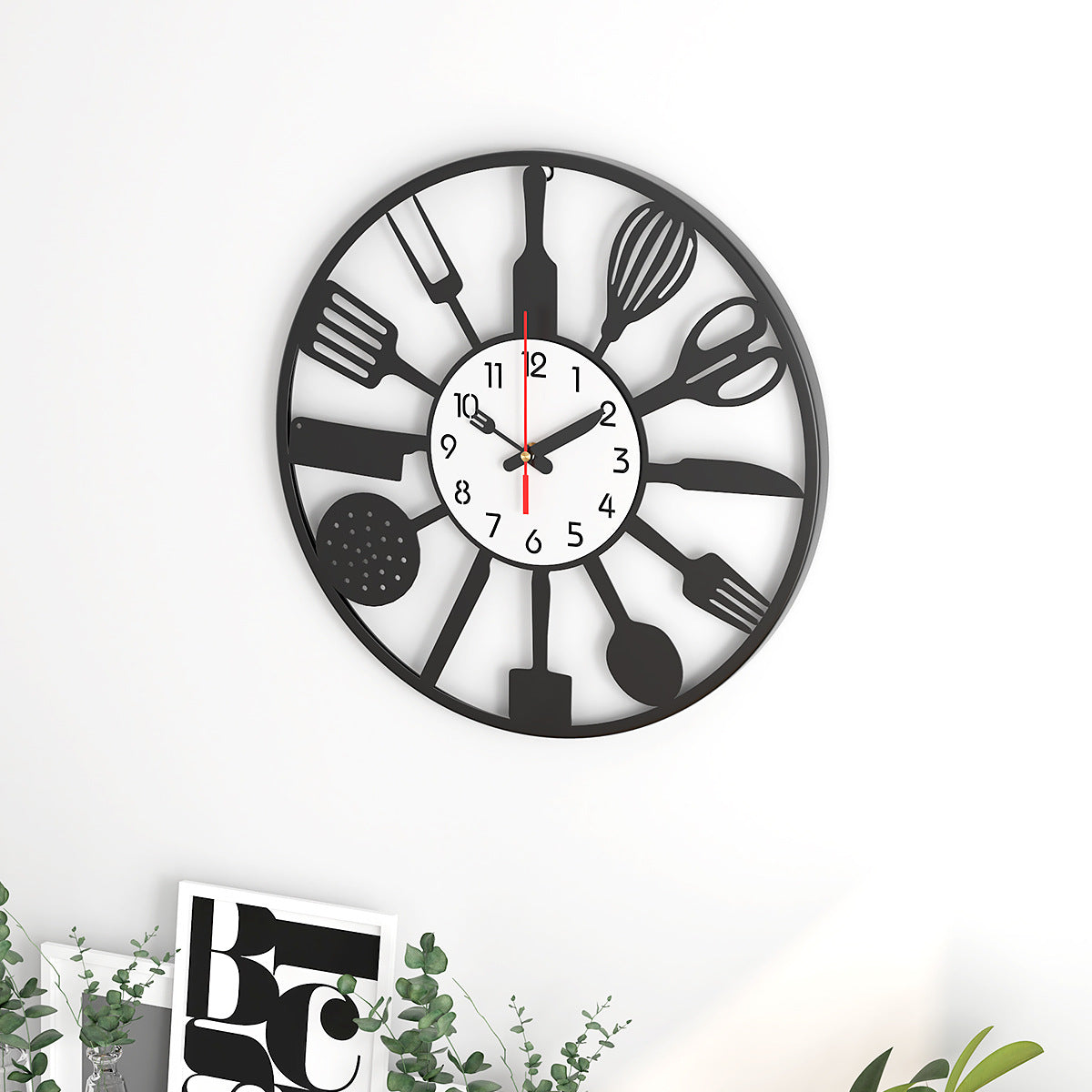 Horloge cuisine originale