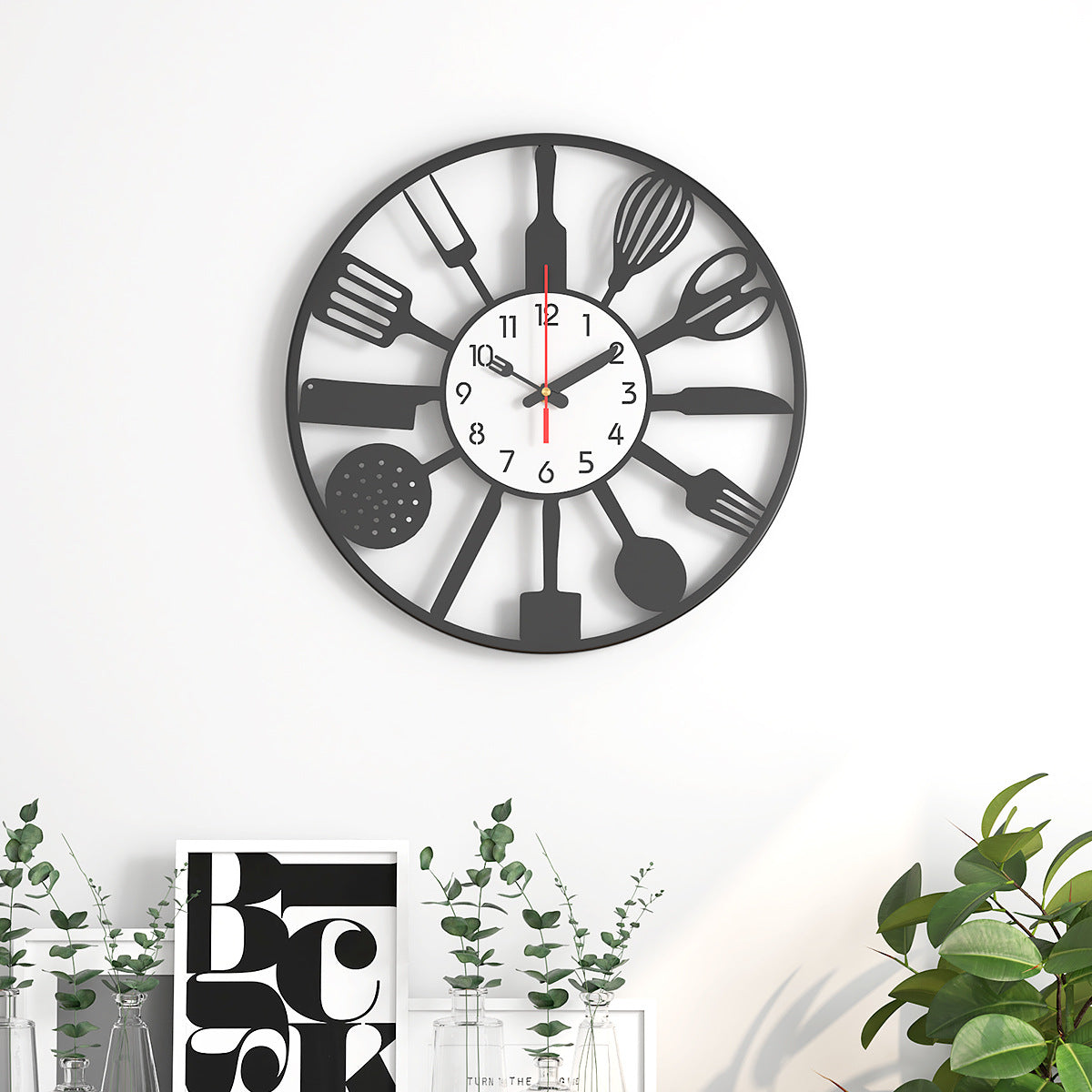 Horloge cuisine originale