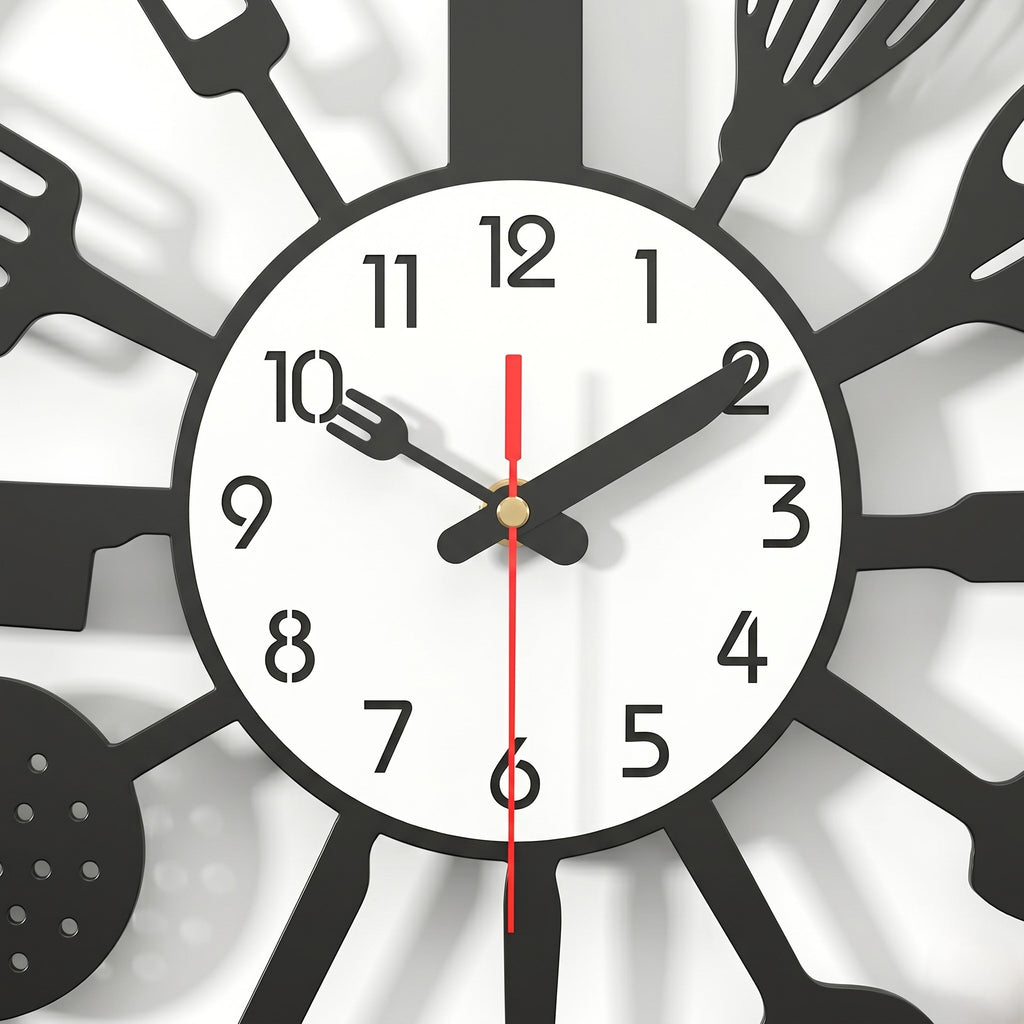 Horloge cuisine originale