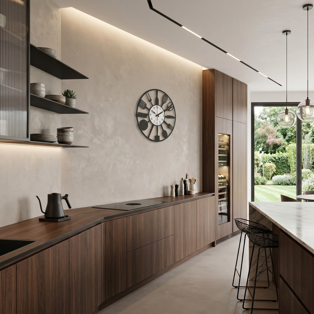 Horloge cuisine originale