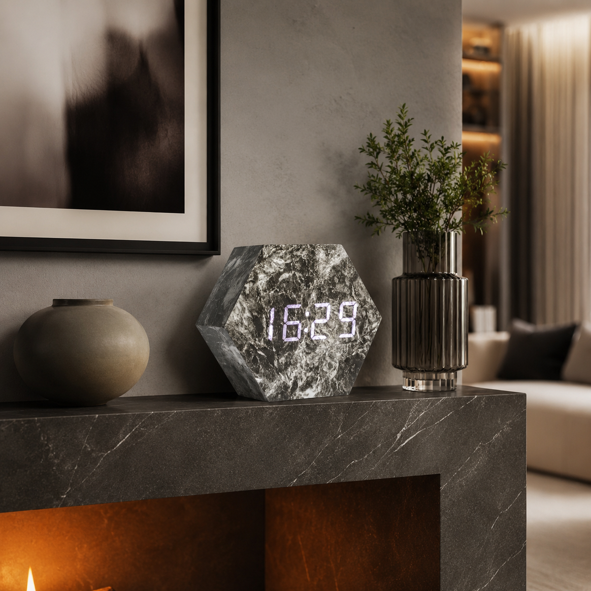 Horloge de bureau numérique