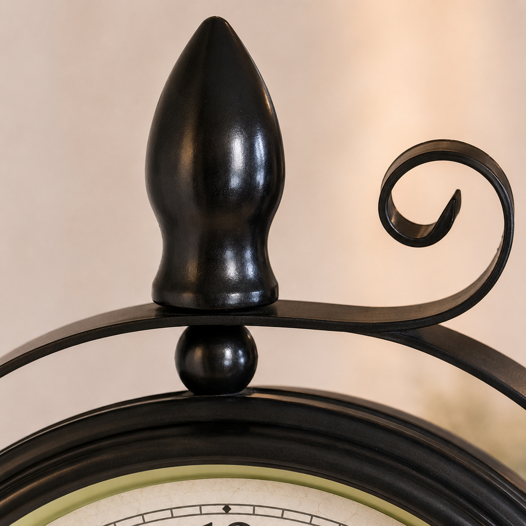 Horloge de gare double face