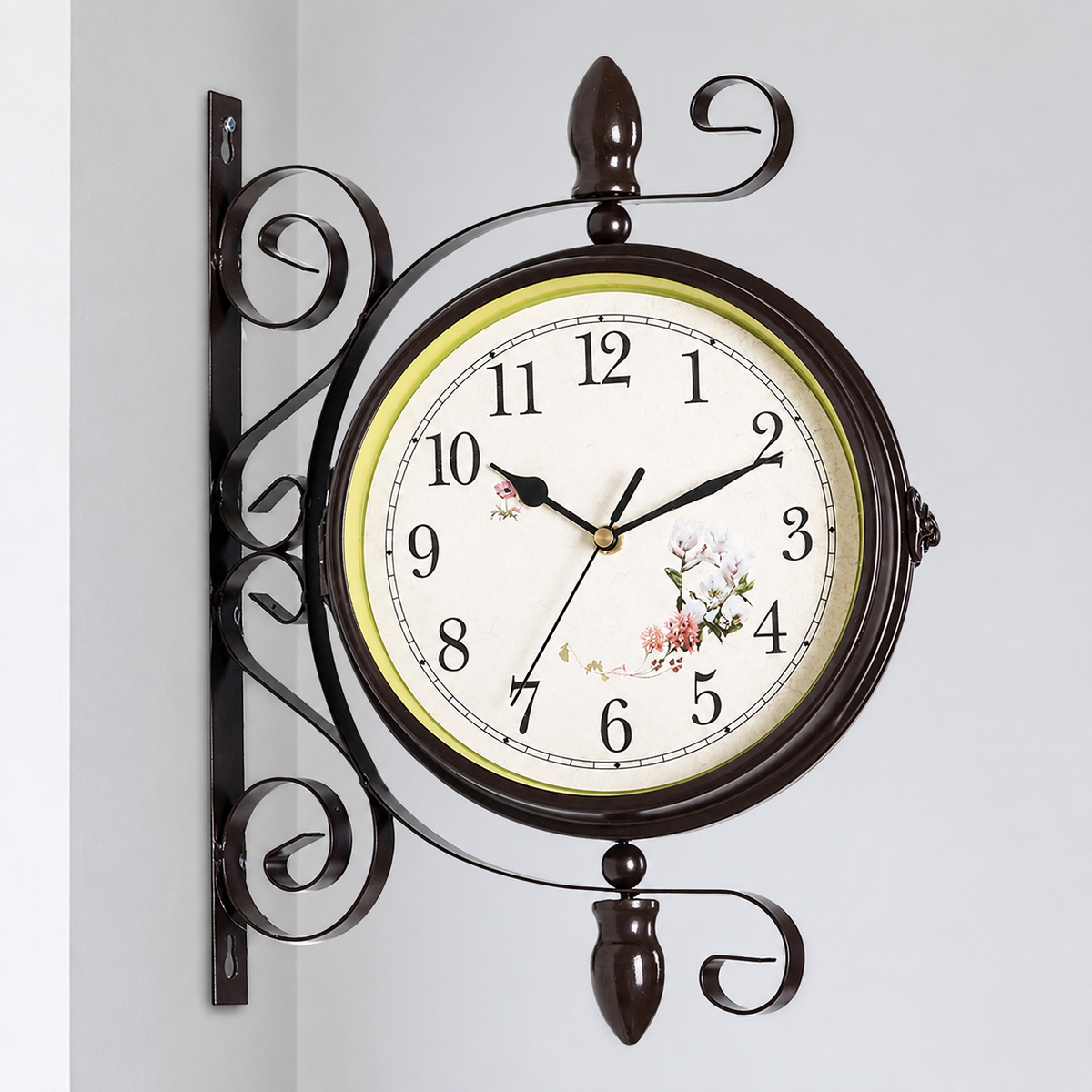 Horloge de gare double face