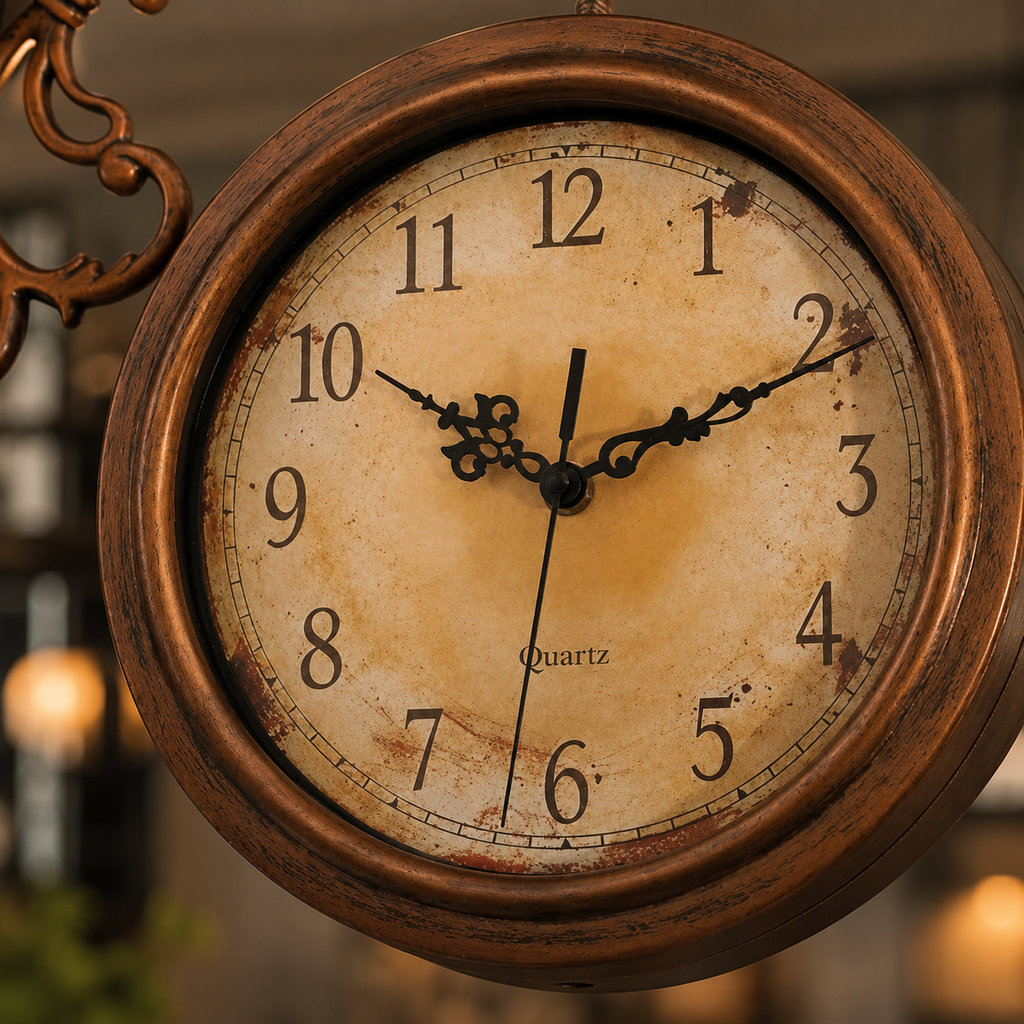 Horloge de gare murale