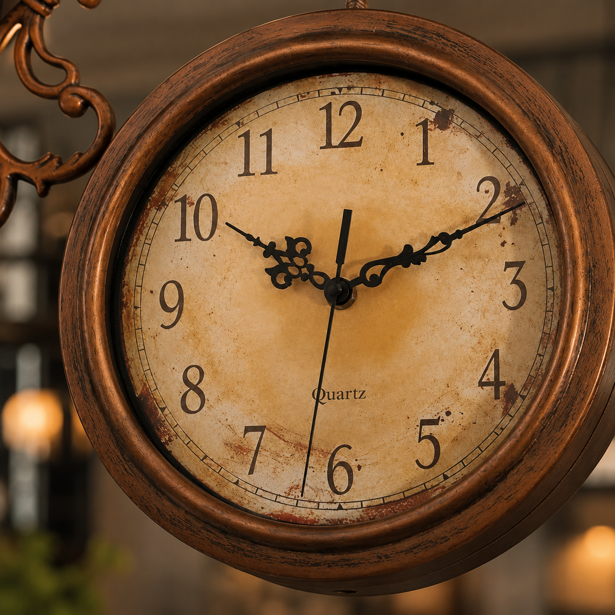 Horloge de gare murale